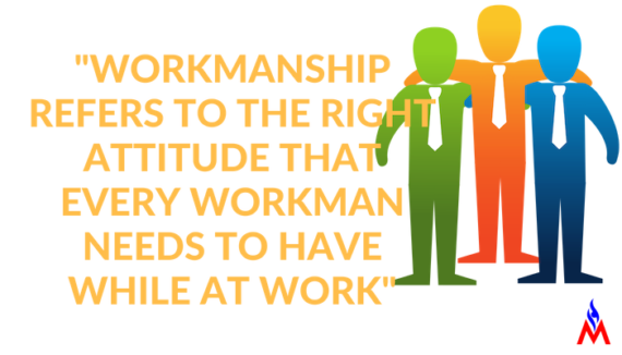 You have heard of sportsmanship. Have you heard of workmanship too?